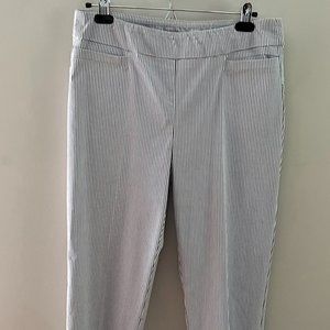 Zac & Rachel Seersucker Tapered Ankle Trousers 10